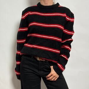 Vintage inc striped rugby sweater